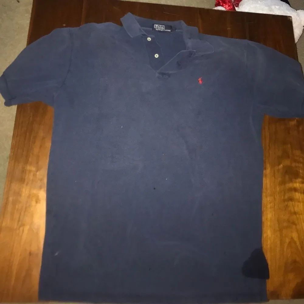 Navy Blue Collared Shirt Mens Polo by Ralph Lauren